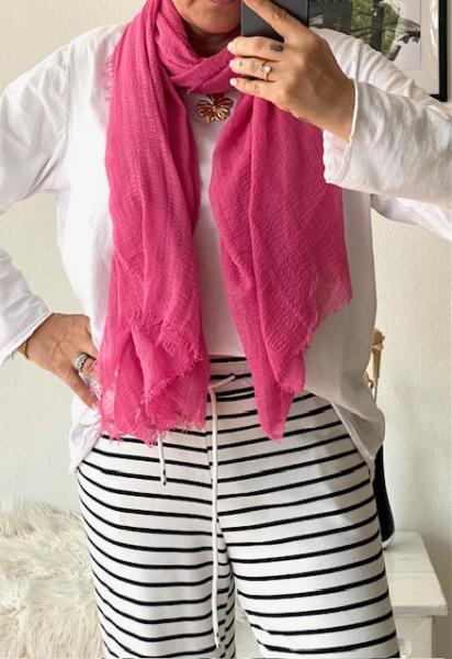 Viskose Schal - Pink